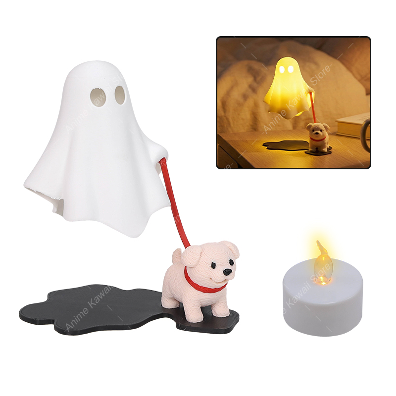 3D Printing Ghosting - تمثال شبح ثلاثي الأبعاد مع كلب،