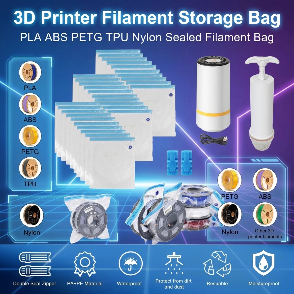 Petg Filament - حقيبة تخزين خيوط الطباعة ثلاثية الأبعاد