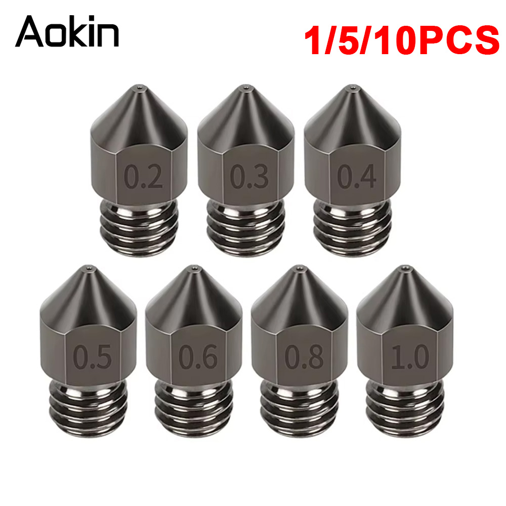 Nozzle 0.4Mm Hardened - 1/5/10 قطعة MK8 فوهة ترقية هاردن