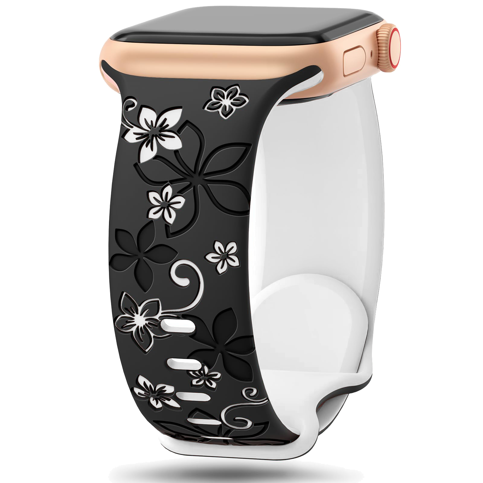 3D Printing Watch - سيليكون محفور لساعة أبل ، سوار