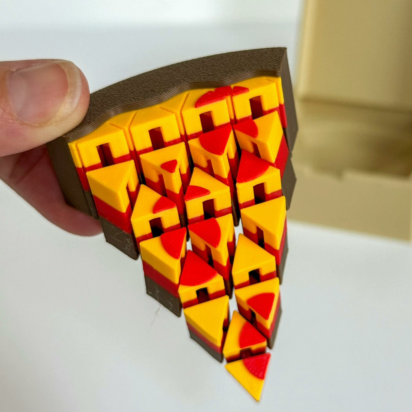 3D Printing In Food - تمثال بيتزا مصغر مطبوع بتقنية ثلاثية