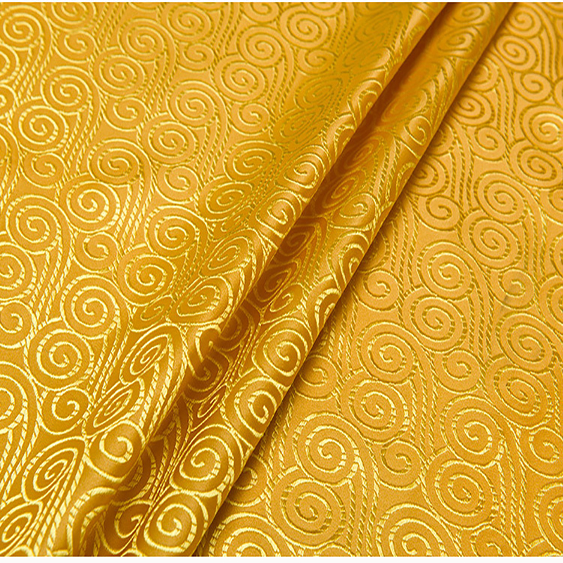3D Printing On Fabric - HLQON دائرة نمط لامع ألياف الجاكار