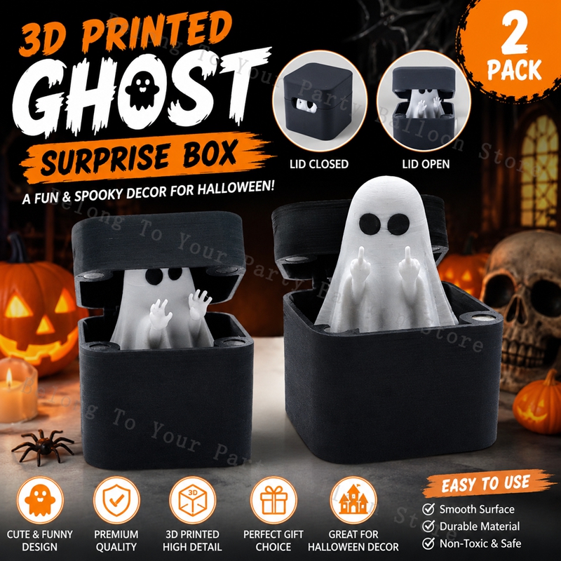 3D Printing Ghosting - صندوق مفاجآت على شكل شبح ثلاثي