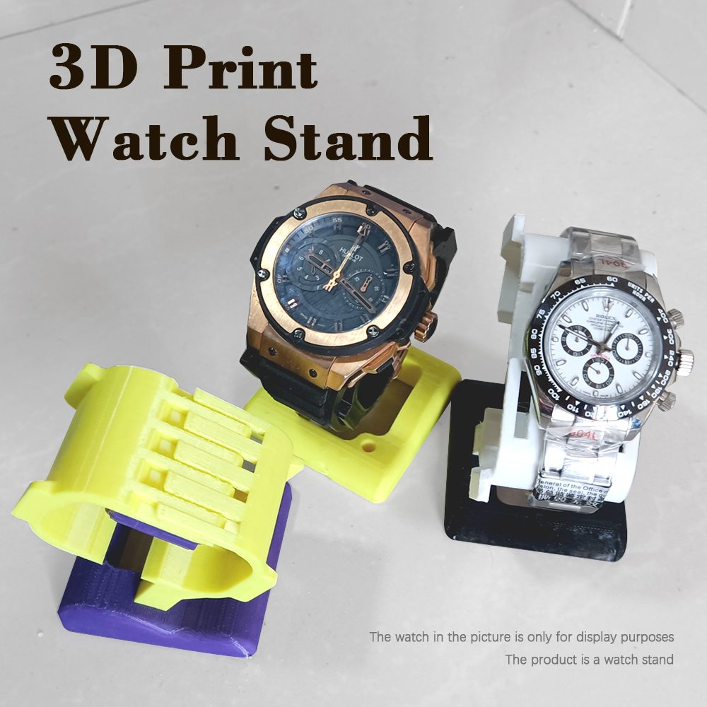 حامل ساعة قابل للتعديل بطباعة  - مراجعة 3D Printing Watch وسعره