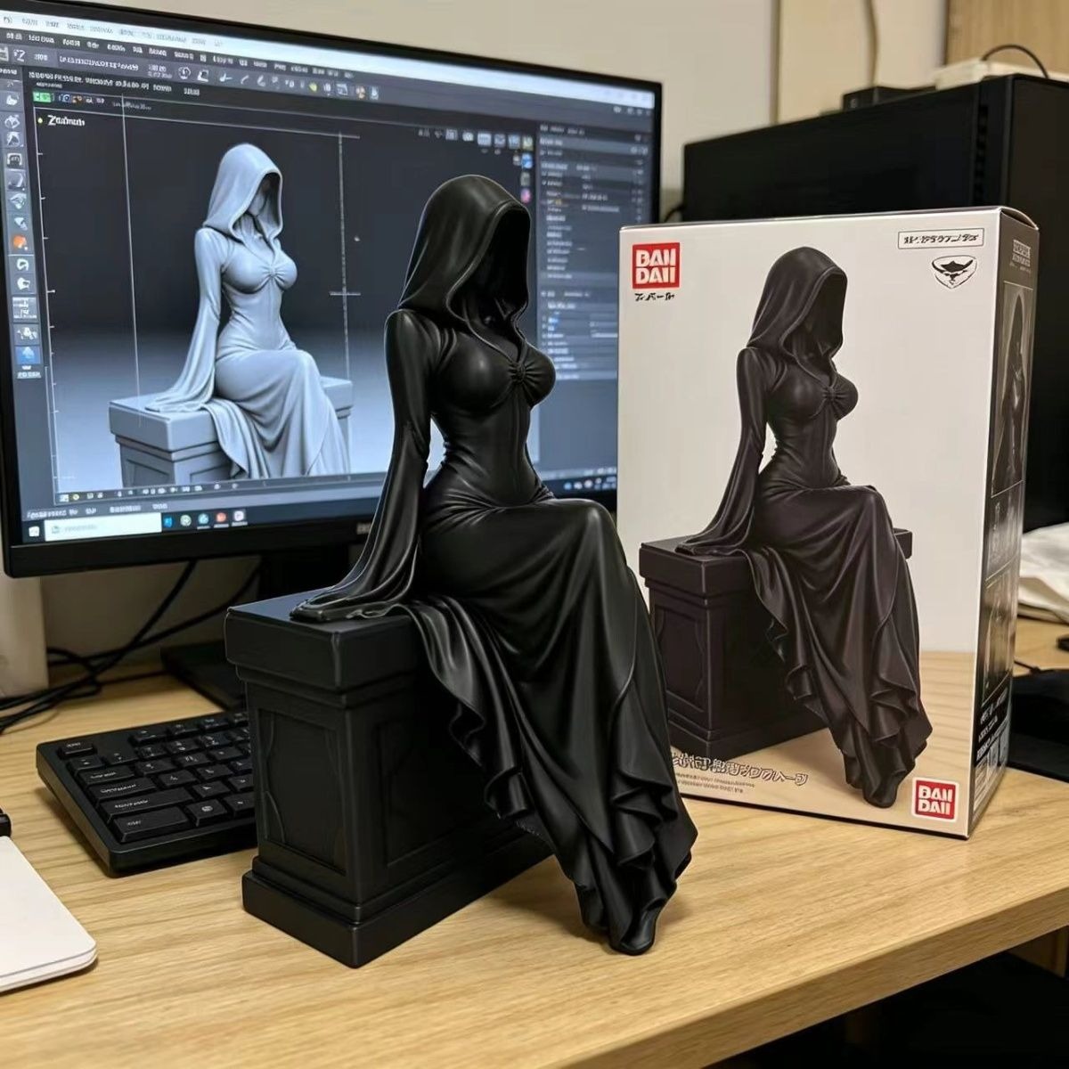 تمثال مطبوع ثلاثي الأبعاد لملك - مراجعة 3D Printing Ghosting وسعره