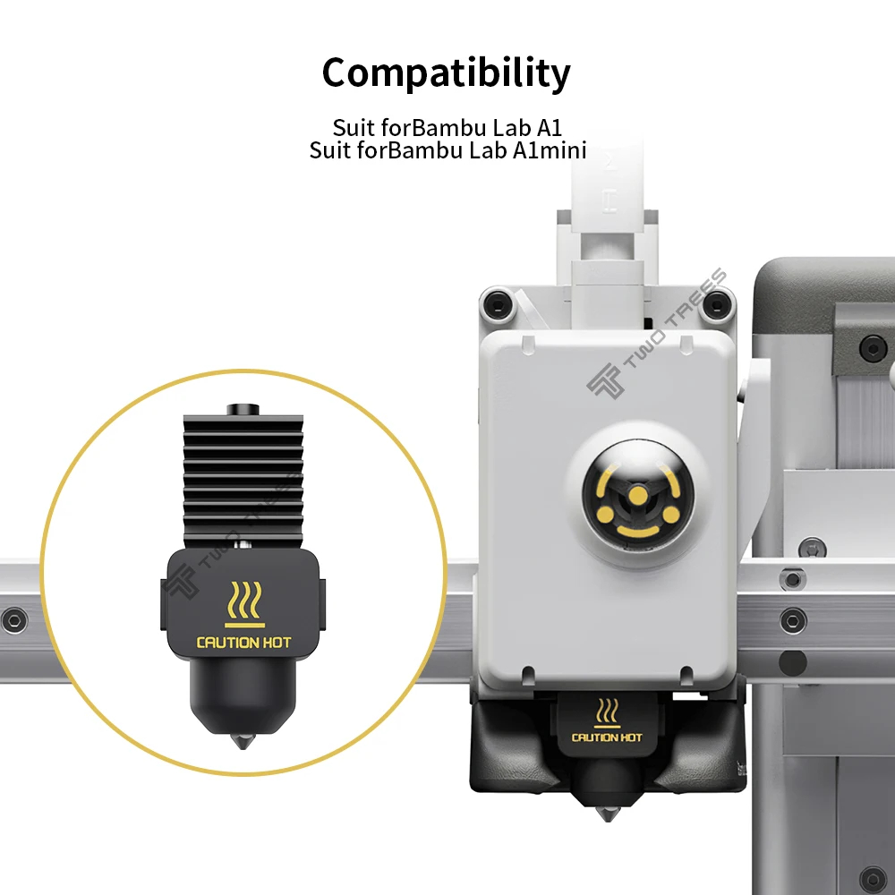 طقم ترقية هوت إند لطابعة بامبو - مراجعة Nozzle 0.4Mm Hardened وسعره