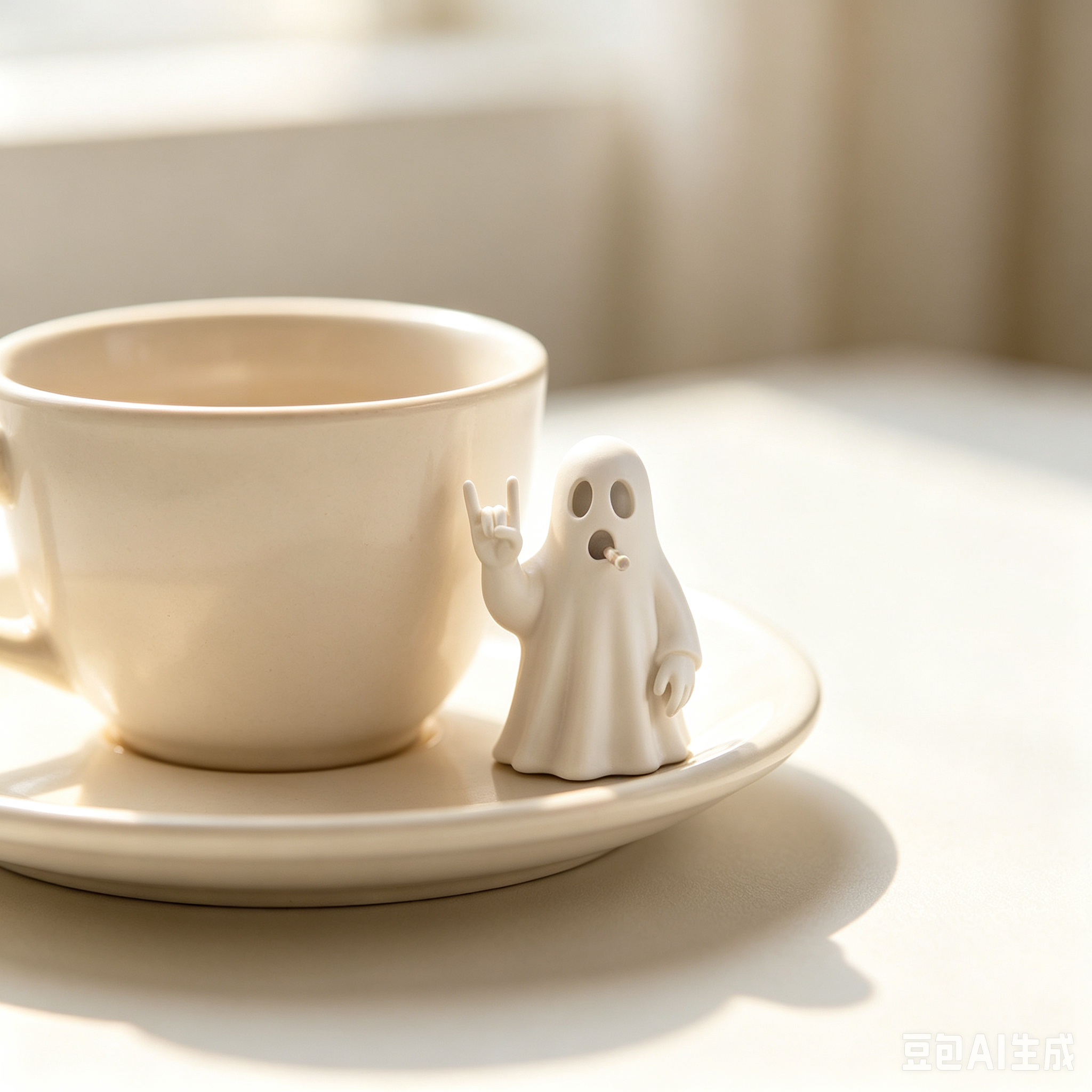 تمثال شبح صخري أبيض مطبوع ثلاث - مراجعة 3D Printing Ghosting وسعره