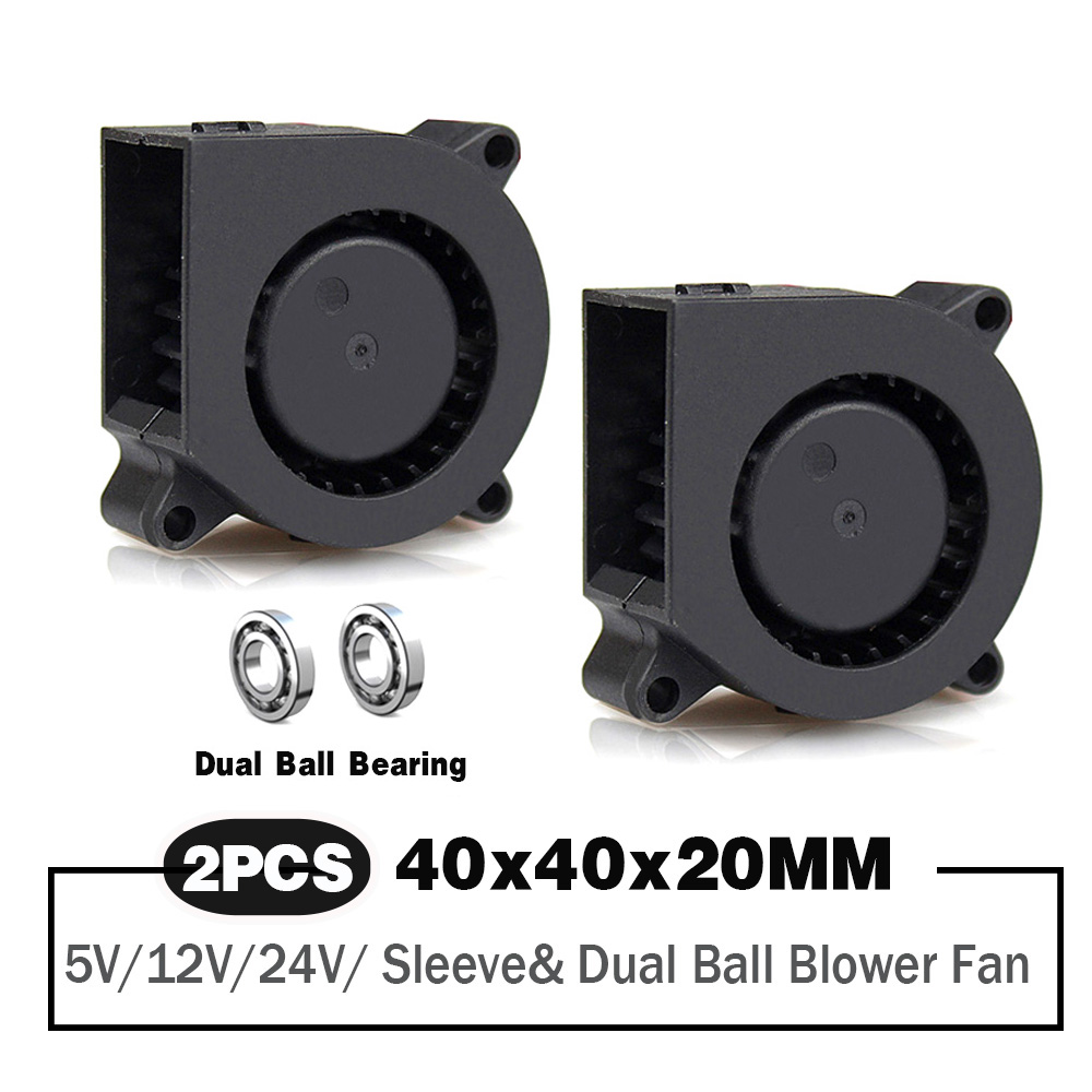 2 قطع 40 مللي متر مروحة نفخ 40 - مراجعة 3D Printer Power Supply وسعره