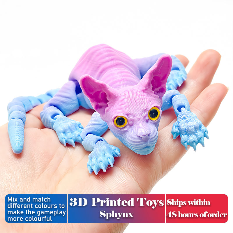 قطة أبو الهول مطبوعة ثلاثية ال - مراجعة 3D Printing Household Items وسعره