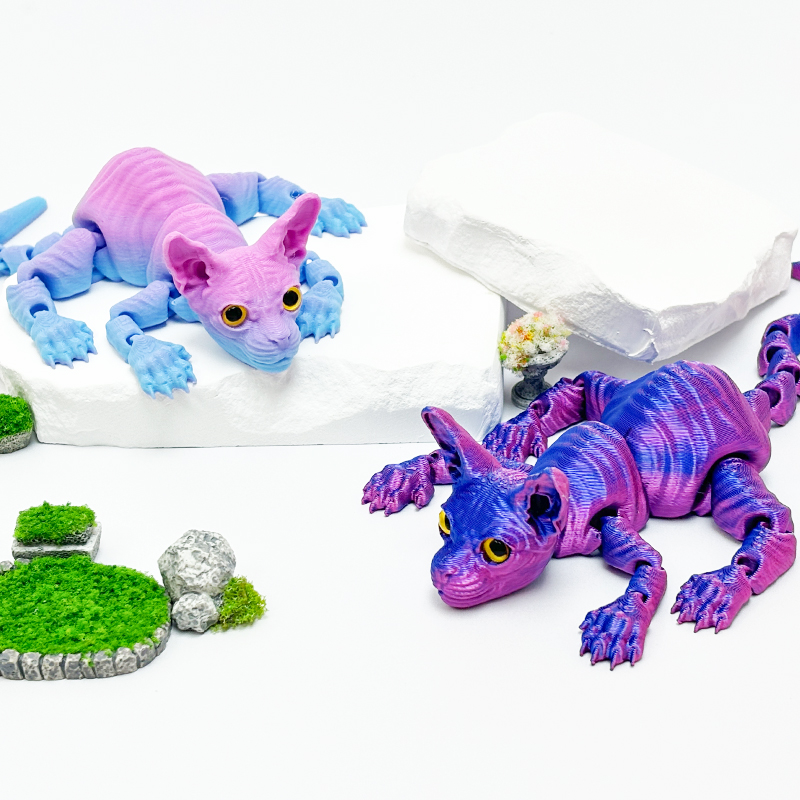 قطة أبو الهول مطبوعة ثلاثية ال - مراجعة 3D Printing Household Items وسعره