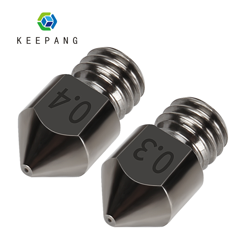 1/2/3 قطعة فوهة الصلب المقسى 0 - مراجعة Nozzle 0.4Mm Hardened وسعره