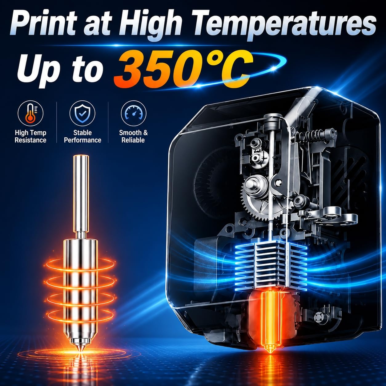 فوهات فولاذية مقوية لطابعة Any - مراجعة Nozzle 0.4Mm Hardened وسعره