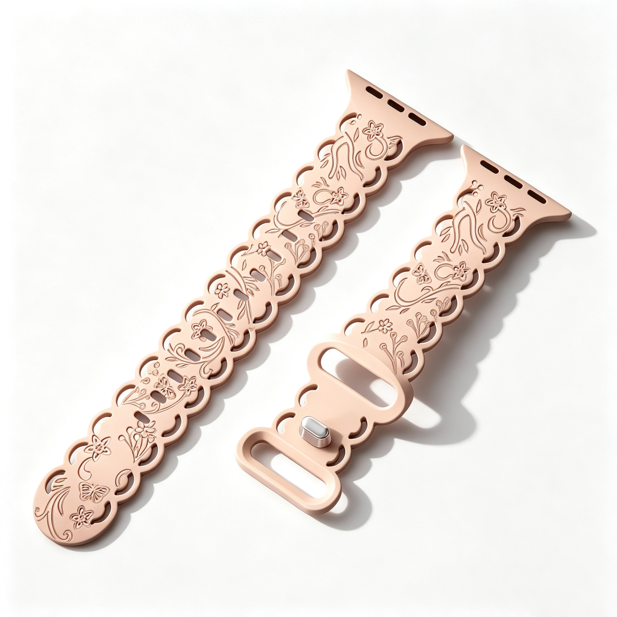 حزام سيليكون منقوش لساعة أبل س - مراجعة 3D Printing Watch وسعره