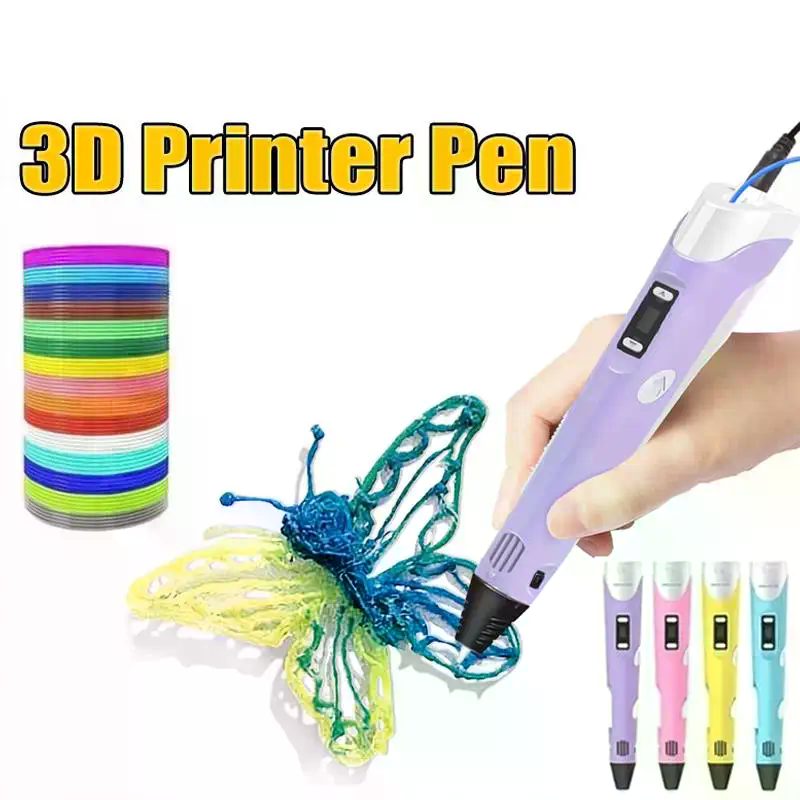 قلم طباعة ثلاثي الأبعاد ذكي لص - مراجعة 3D Printing Pen For Adults وسعره