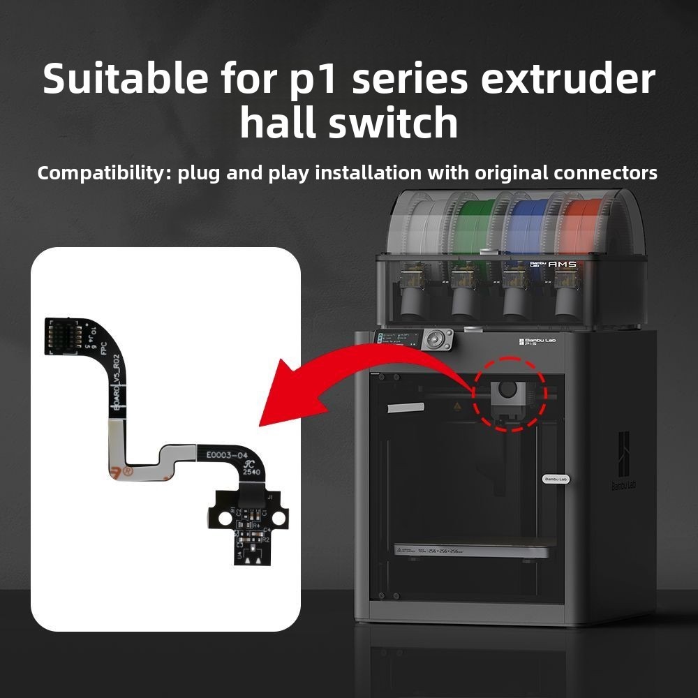 لوحة مستشعر هول (Hall Switch B - مراجعة 3D Printing Website وسعره
