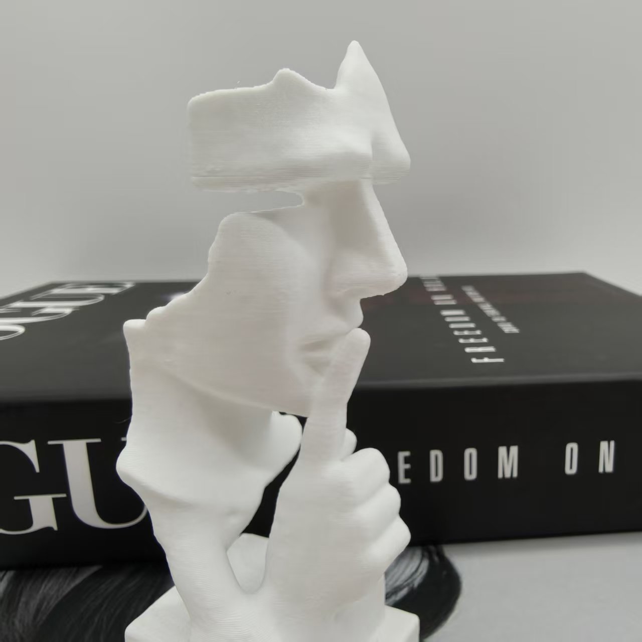 تمثال المفكر، الصمت هو تمثال ف - مراجعة 3D Printing Household Items وسعره