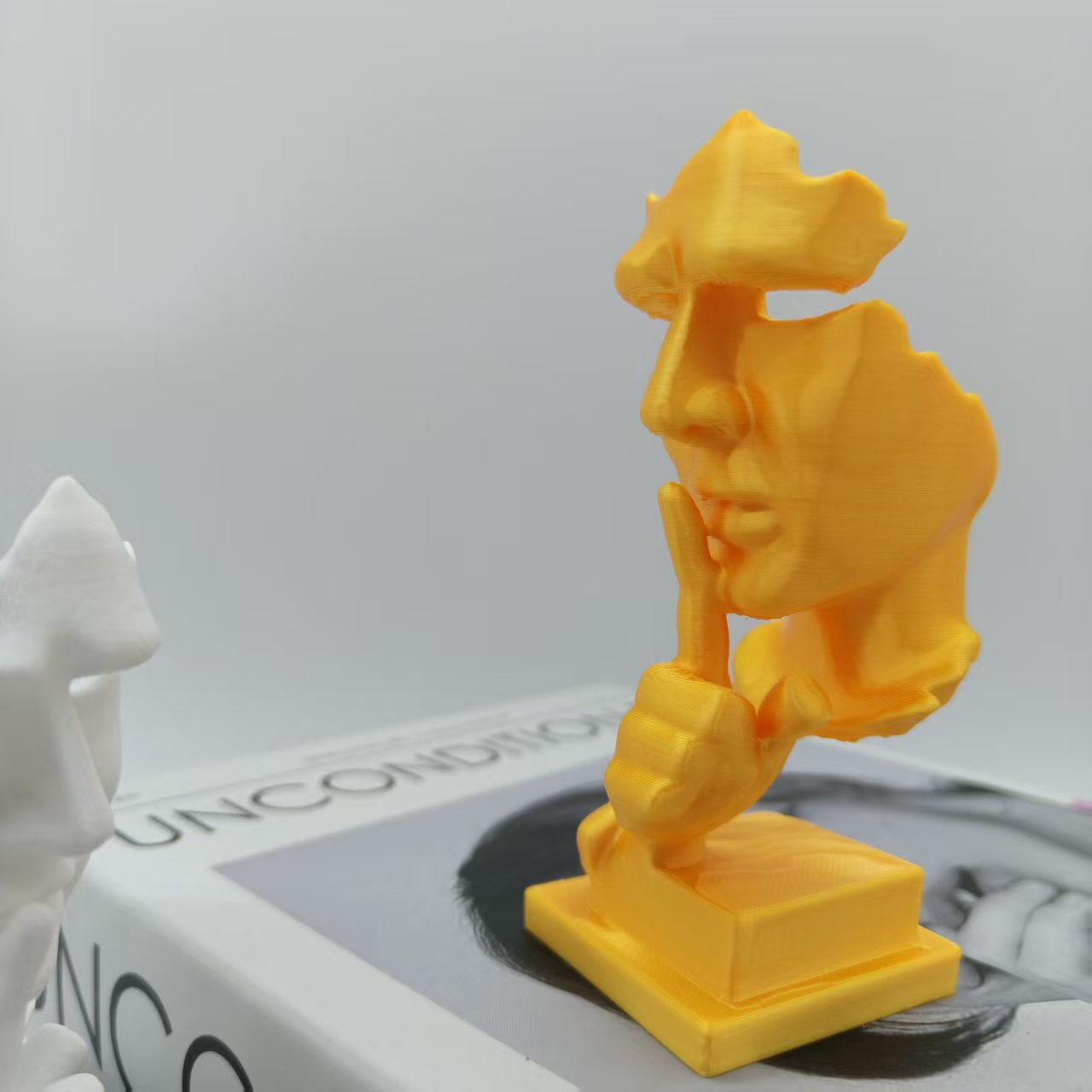 تمثال المفكر، الصمت هو تمثال ف - مراجعة 3D Printing Household Items وسعره