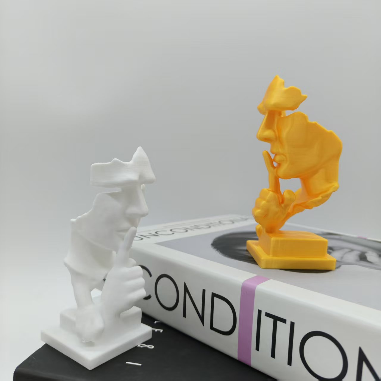 تمثال المفكر، الصمت هو تمثال ف - مراجعة 3D Printing Household Items وسعره