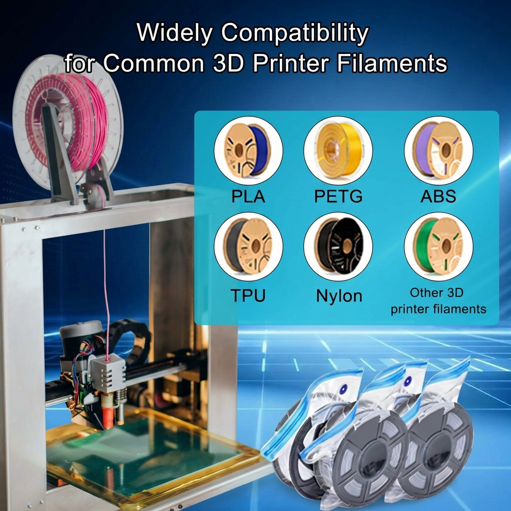 حقيبة تخزين خيوط الطباعة ثلاثي - مراجعة Petg Filament وسعره