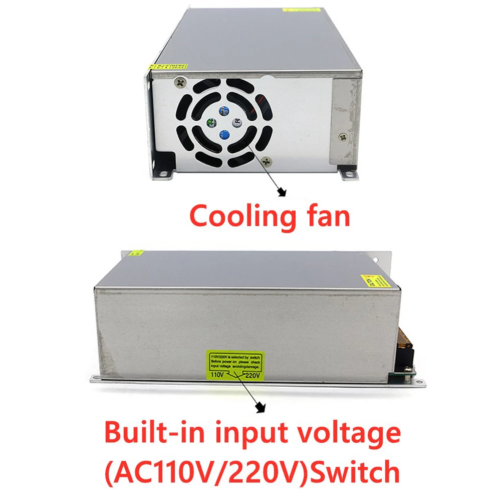 محول طاقة تبديلي قابل للتعديل  - مراجعة 3D Printer Power Supply وسعره