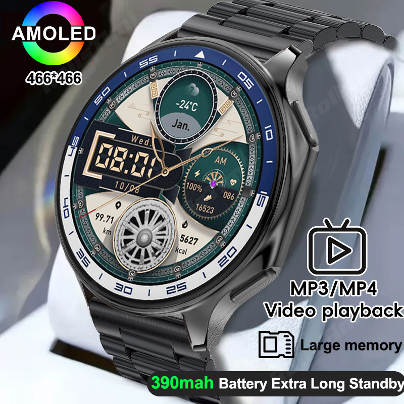 1.43 AMOLED ساعة ذكية ثلاثية ا - مراجعة 3D Printing Watch وسعره
