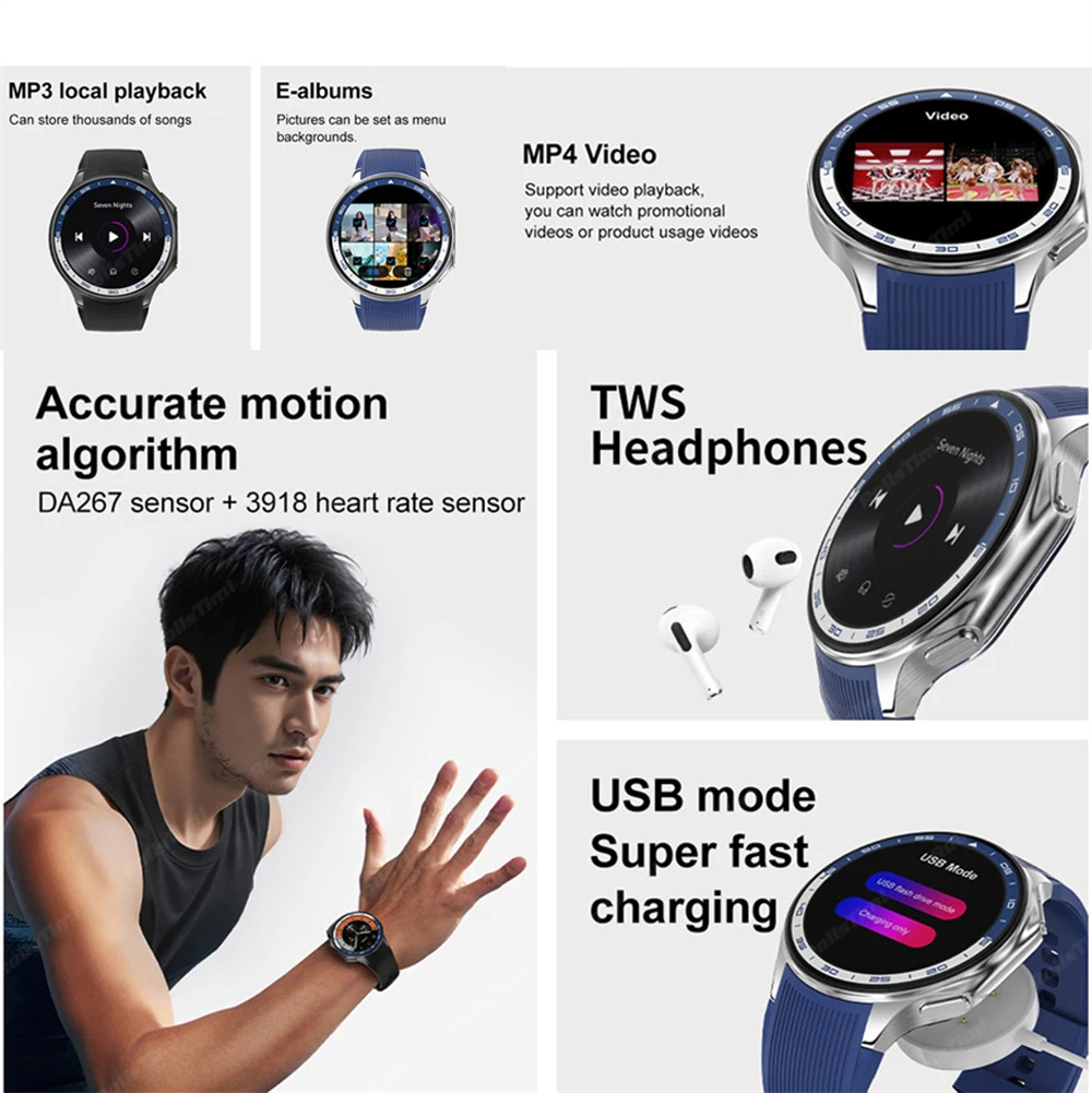 1.43 AMOLED ساعة ذكية ثلاثية ا - مراجعة 3D Printing Watch وسعره