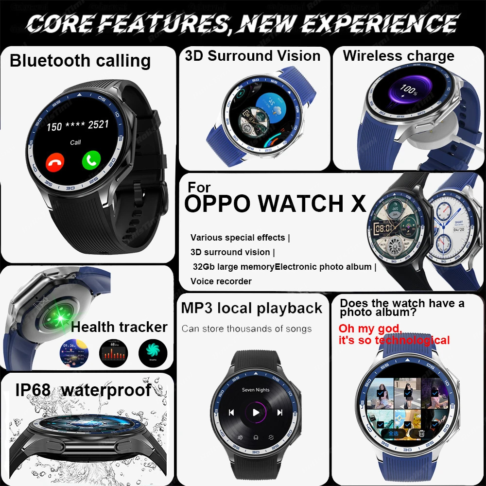 1.43 AMOLED ساعة ذكية ثلاثية ا - مراجعة 3D Printing Watch وسعره