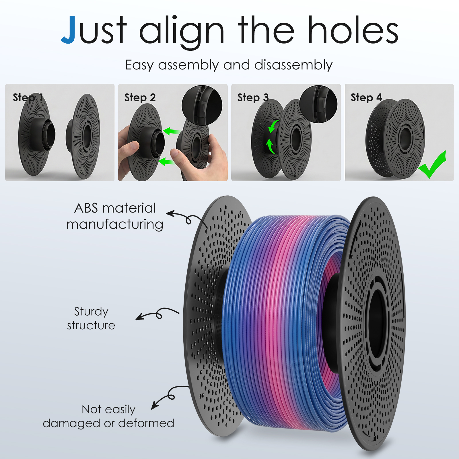 قطعتان من بكرات خيوط الطباعة ث - مراجعة Petg Filament وسعره