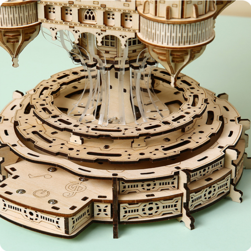 مدينة OUZEY العائمة في الغيوم  - مراجعة 3D Printing Lego وسعره