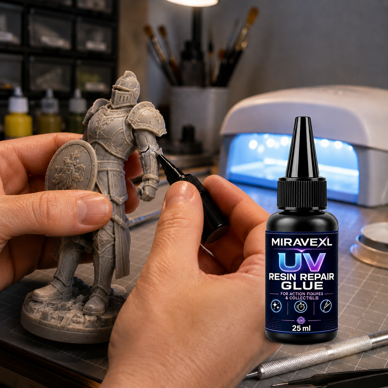 25 جرام من غراء الإيبوكسي بالأ - مراجعة Resin Curing Station وسعره