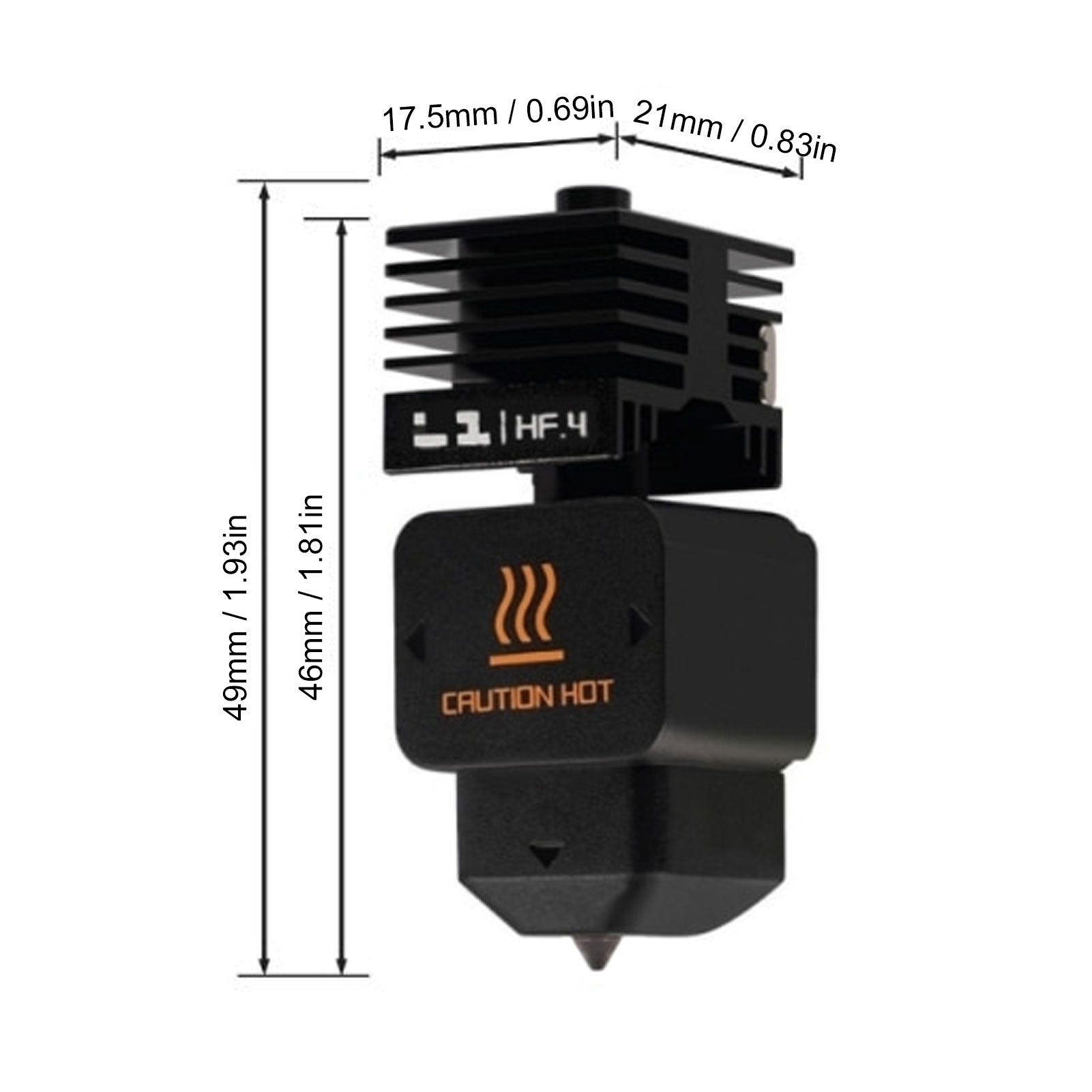 رأس طباعة E5 عالي التدفق بديل  - مراجعة Nozzle 0.4Mm Hardened وسعره