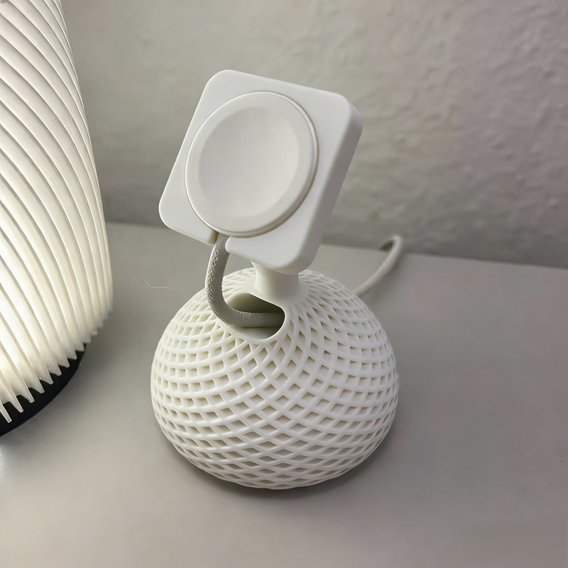 قاعدة زخرفية لساعة أبل بتصميم  - مراجعة 3D Printing Watch وسعره