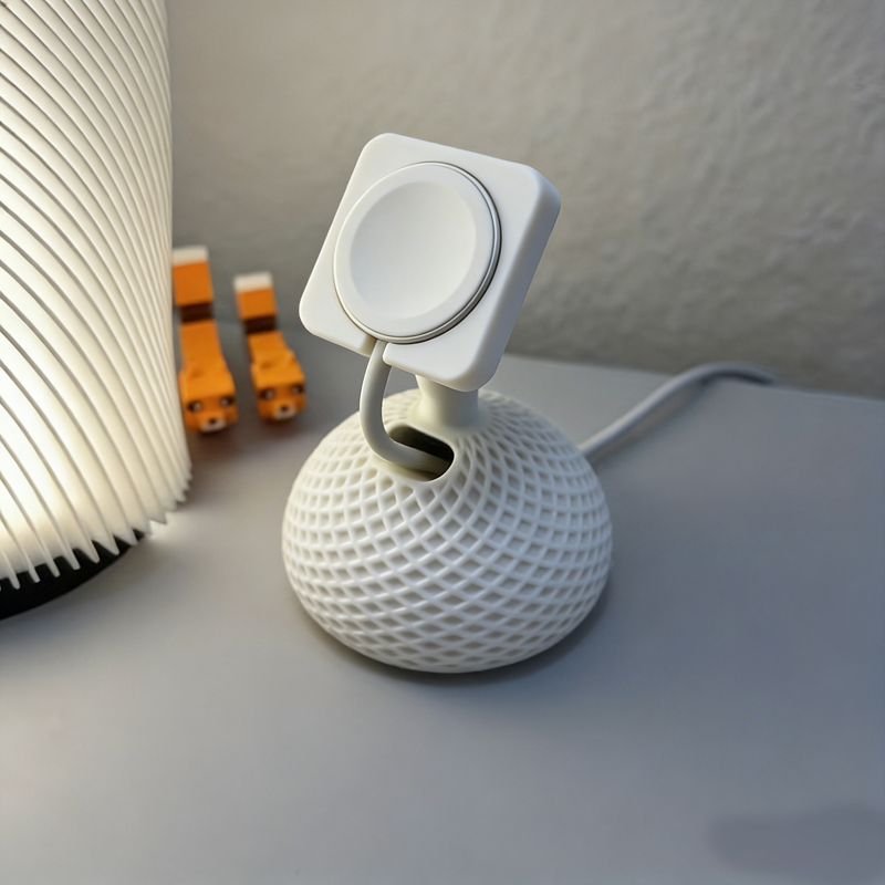 قاعدة زخرفية لساعة أبل بتصميم  - مراجعة 3D Printing Watch وسعره
