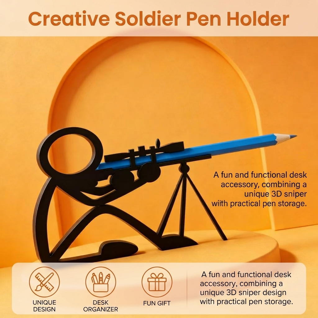 حامل أقلام على شكل محارب ثلاثي - مراجعة 3D Printing Pen For Adults وسعره