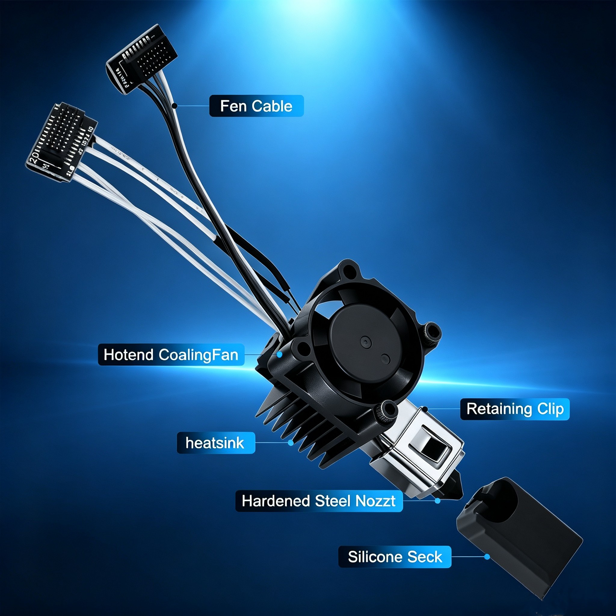 طقم ترقية طابعة ثلاثية الأبعاد - مراجعة Nozzle 0.4Mm Hardened وسعره