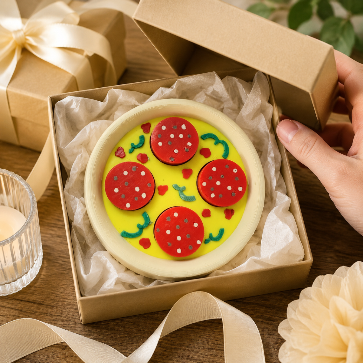 قطعة واحدة، ديكور مكتبي على شك - مراجعة 3D Printing In Food وسعره