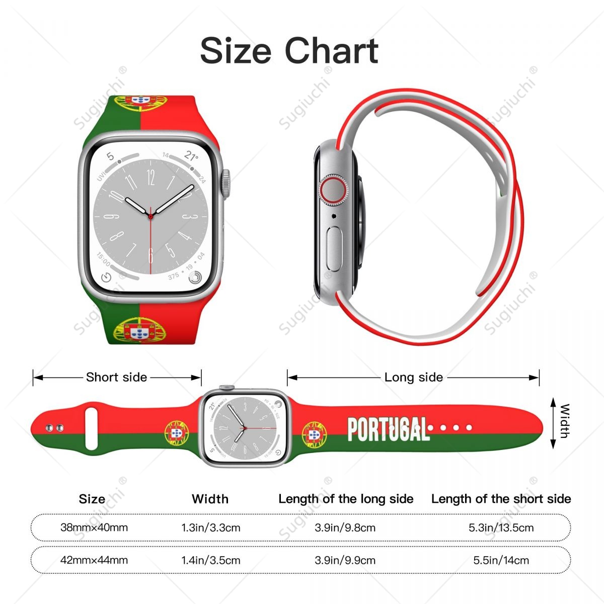 للجنسين البرتغال العلم ثلاثية  - مراجعة 3D Printing Watch وسعره