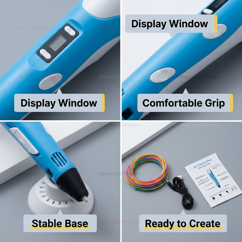 قلم طباعة ثلاثية الأبعاد للأطف - مراجعة 3D Printing Pen For Adults وسعره