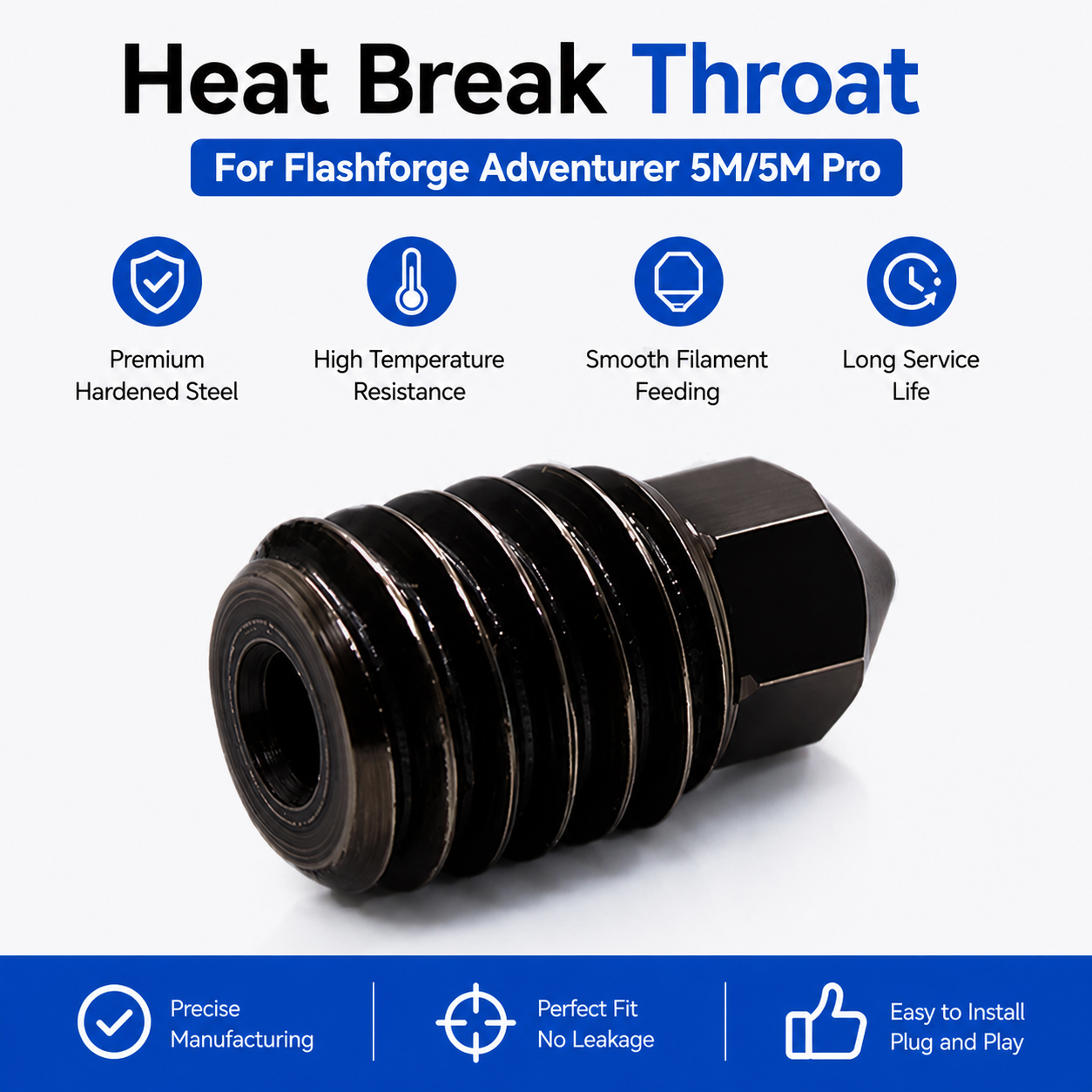 طقم فوهات نحاسية وفوهات فولاذي - مراجعة Nozzle 0.4Mm Hardened وسعره