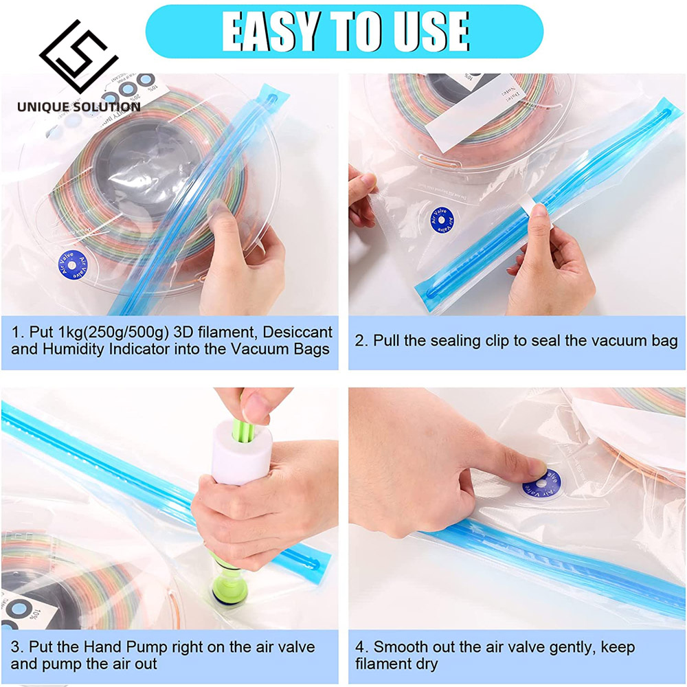 30 حقيبة خيوط تخزين فراغ حقيبة - مراجعة Petg Filament وسعره
