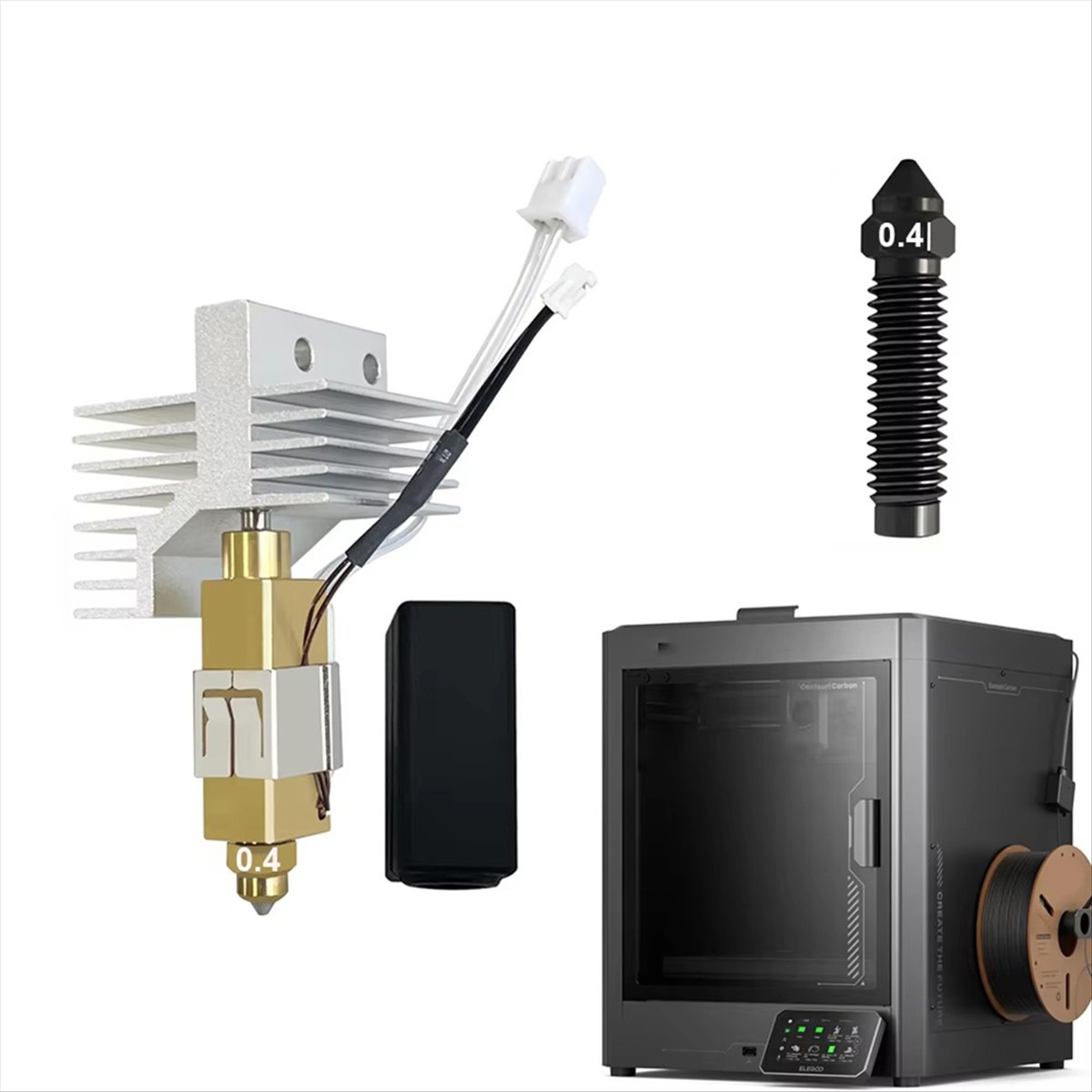 AB09 هوت إند سيراميك، فوهة نحا - مراجعة Nozzle 0.4Mm Hardened وسعره