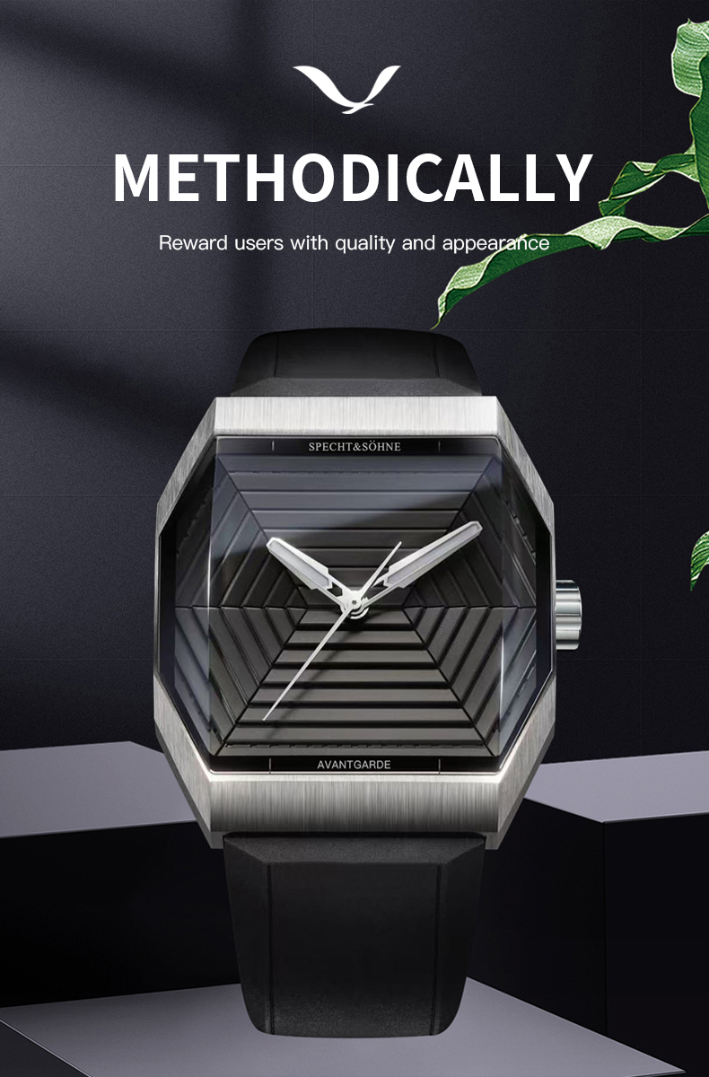 Specht & Söhne ساعة مربعة بتصم - مراجعة 3D Printing Watch وسعره